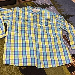 Columbia PFG Men’s Vented Fishing Shirt Size XXL